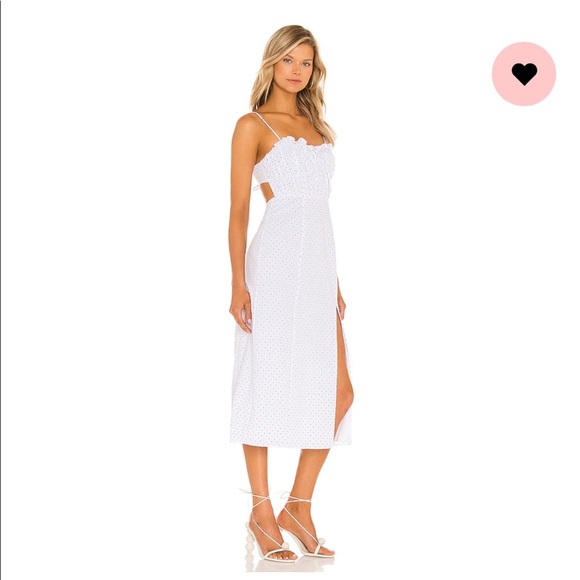 NEW Majorelle Harper midi white dress XXS - Picture 2 of 8